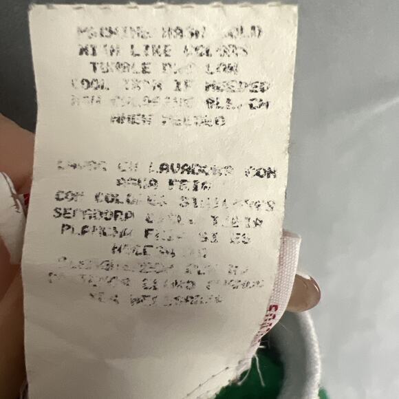 VTG Nutcracker Sweatshirt Sweater Sz XL Green Collared Knit Santa Claus 80s USA - Picture 7 of 8